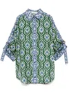 Zimmermann Wylie Silk Shirt Relaxed-fit Tie Sleeves