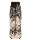 Zimmermann Relaxed Floral Print Trousers With Elasticated Waistband In Multi