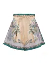 Zimmermann Belt Loop Shorts In Neutral