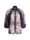 Zimmermann Rhiannon Printed Blouse In Blue
