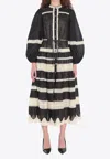 Zimmermann Rhiannon Billow Maxi Dress In Black