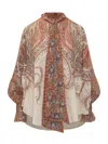 Zimmermann Rhiannon Blouse In Multi