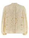Zimmermann Rhiannon Shirt And Blouse Beige In Neutral