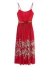 Zimmermann Rhiannon Belted Paisley-print Cotton-voile Midi Dress