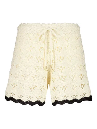 ZIMMERMANN RHIANNON CROCHET SHORTS