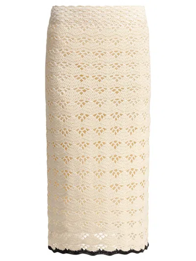 ZIMMERMANN ZIMMERMANN RHIANNON CROCHET SKIRT
