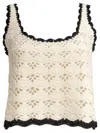 Zimmermann Rhiannon Crochet Tank In Neutral