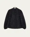 Zimmermann Rhiannon Embroidered Cotton Blouse