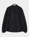Zimmermann Rhiannon Embroidered Cotton Blouse