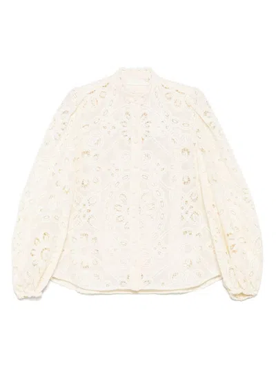 Zimmermann Rhiannon Embroidered Blouse