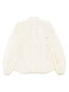 Zimmermann Cotton Rhiannon Embroidered Blouse In Neutral