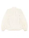 Zimmermann Rhiannon Shirt And Blouse Beige In White