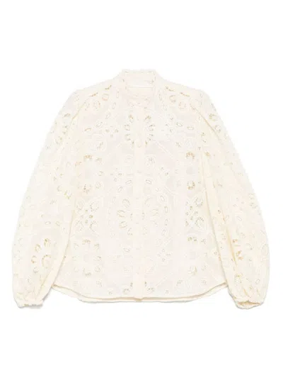 ZIMMERMANN ZIMMERMANN RHIANNON EMBROIDERED BLOUSE