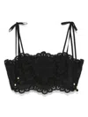 Zimmermann Rhiannon Embroidered Corset In Black