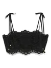 Zimmermann Rhiannon Embroidered Corset In Black