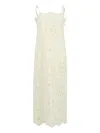 Zimmermann Rhiannon Scalloped-neckline Maxi Dress In White