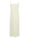 Zimmermann Rhiannon Scalloped-neckline Maxi Dress In White