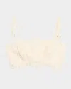 Zimmermann Off White Cropped Top In Neutral