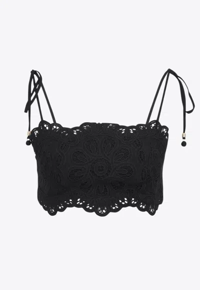 ZIMMERMANN RHIANNON EMBROIDERED TOP