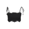 Zimmermann Rhiannon Embroidered Bodice Top In Black