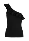 Zimmermann Top Asymétrique Rhiannon In Black