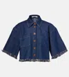 Zimmermann Rhiannon Denim Shirt In Atlantic In Blue