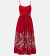 Zimmermann Rhiannon Belted Paisley-print Cotton-voile Midi Dress
