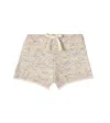Zimmermann Rhiannon Knitted Cotton-blend Shorts In Multicoloured