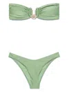 Zimmermann Rhiannon Knot Hardware Bandeau Two-piece Swimsuit
