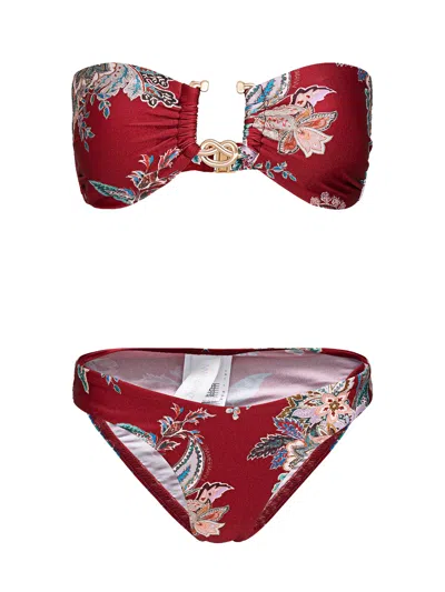 ZIMMERMANN "RHIANNON KNOT" BIKINI SWIMSUIT