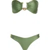 Zimmermann Rhiannon Knot Hardware Bandeau Two-piece Swimsuit