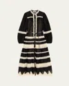 Zimmermann Rhiannon Billow Maxi Dress In Black