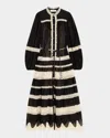 Zimmermann Rhiannon Billow Maxi Dress In Black