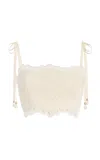 Zimmermann Rhiannon Lace Crop Top