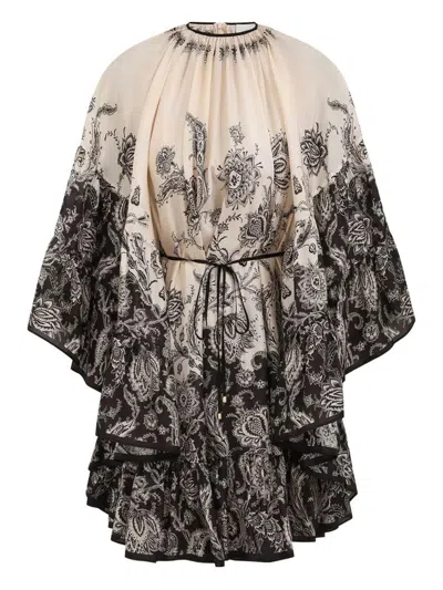 ZIMMERMANN ZIMMERMANN RHIANNON LANTERN MINI DRESS