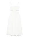 Zimmermann Devi Scallop-edge Cutout Linen-voile Midi Dress