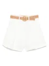 Zimmermann Acacia Cotton Tuck Shorts