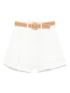 Zimmermann Rhiannon Linen Shorts In White