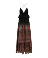 Zimmermann Rhiannon Ruffled Paisley-print Silk Midi Dress