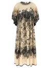 Zimmermann Cream Floral Habotai Silk Rhiannon Maxi Dress In Neutral