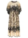 Zimmermann Cream Floral Habotai Silk Rhiannon Maxi Dress In Neutral