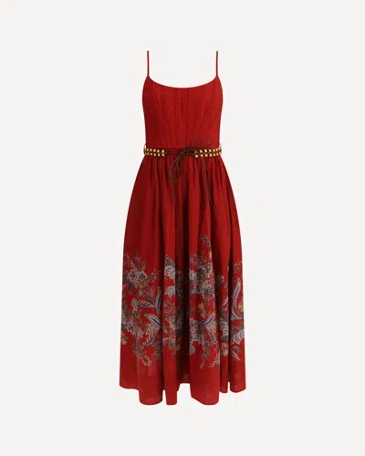 ZIMMERMANN RHIANNON MIDI DRESS