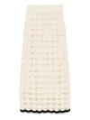 Zimmermann Rhiannon Crochet Skirt In Neutral