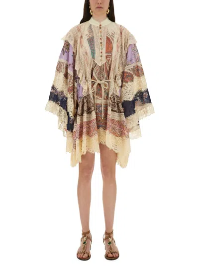 ZIMMERMANN "RHIANNON" MINI DRESS
