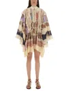 Zimmermann Rhiannon Billow Long Sleeve Lace Trim Minidress In Neutral
