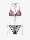 Zimmermann Rhiannon Floral-print Triangle Bikini