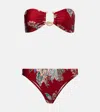 Zimmermann Maillot De Bain 2 Pièces In Red