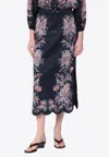 Zimmermann Rhiannon Scallop Midi Skirt