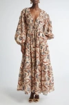 Zimmermann Dress In Cream Paisley