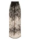 Zimmermann Relaxed Floral Print Trousers With Elasticated Waistband
